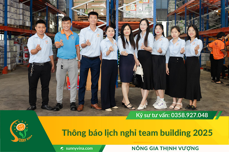 Thông báo: Lịch nghỉ Team Building 2025