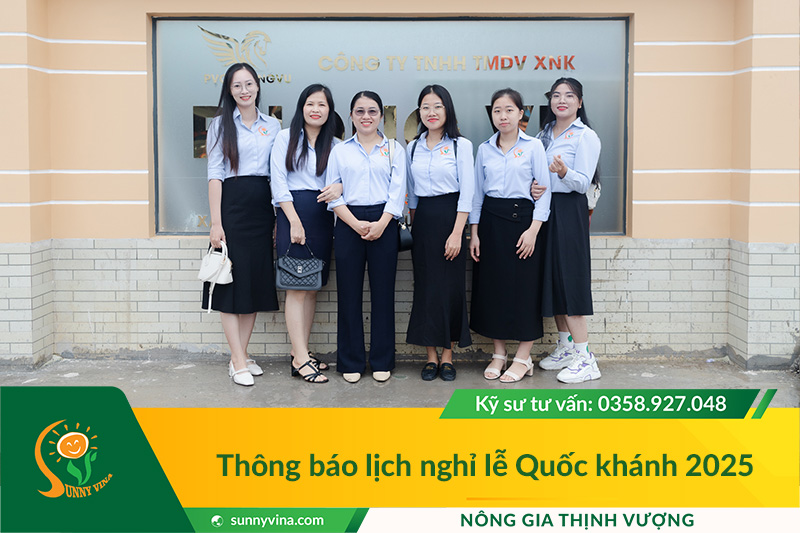 Thông báo: Lịch nghỉ lễ Quốc Khánh 2/9 2025